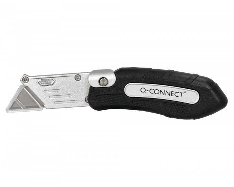 Cuter q-connect plegable xd-925 con mecanismo de cambio rapido cuchilla ancha mango antideslizante