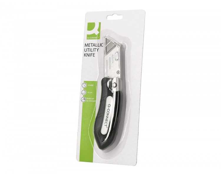 Cuter q-connect plegable xd-925 con mecanismo de cambio rapido cuchilla ancha mango antideslizante