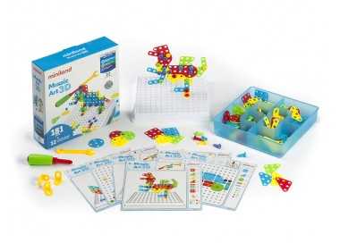 Juego didactico miniland mosaic art 3d 180 piezas