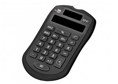 Calculadora liderpapel bolsillo xf43 8 digitos solar y pilas color negro 94x59,5x10,5mm
