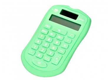 Calculadora liderpapel bolsillo xf42 8 digitos solar y pilas color verde 94x59,5x10,5mm
