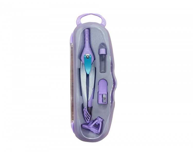 Compas liderpapel lock device con adaptador universal y tubo de minas color violeta