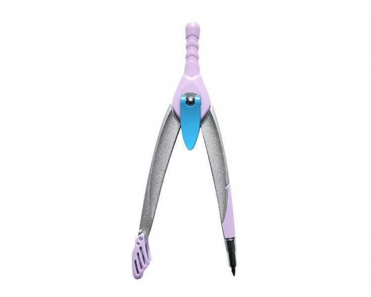 Compas liderpapel lock device con adaptador universal y tubo de minas color violeta