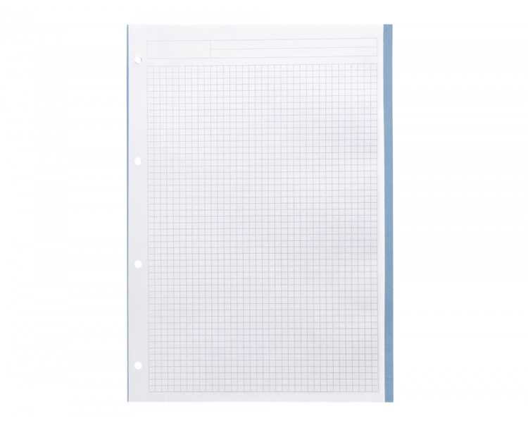 Recambio liderpapel a4 200+50 hojas 90g/m2 cuadro 5 mm 4 taladros bandas de 5 colores