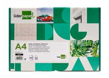 Papel dibujo liderpapel 210x297 mm 130 gr sin recuadro din a4 hoja Papel dibujo liderpapel 210x297 mm 130 gr sin recuadro din a4 hoja