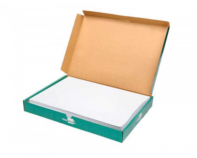 Papel dibujo liderpapel 210x297 mm 130 gr sin recuadro din a4 hoja