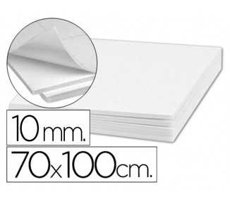 Carton pluma liderpapel blanco adhesivo 1 cara 70x100cm espesor 10 mm