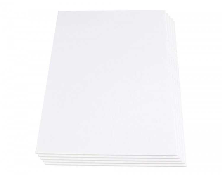 Carton pluma liderpapel blanco doble cara 70x100cm espesor 10 mm