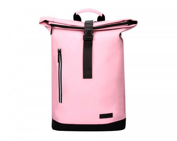 Cartera antartik mochila water proof enrollable diseño casual color rosa 480x130x280 mm