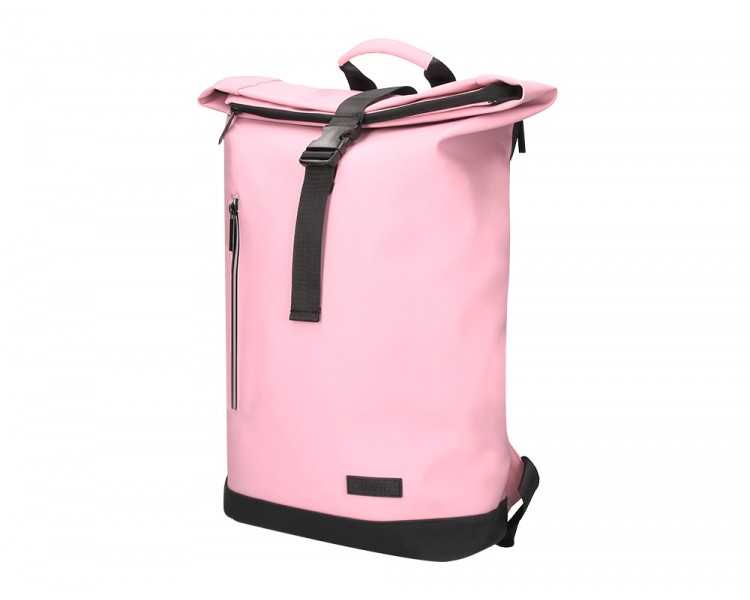 Cartera antartik mochila water proof enrollable diseño casual color rosa 480x130x280 mm
