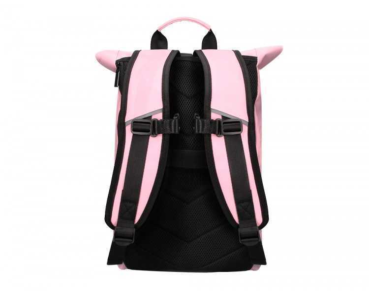Cartera antartik mochila water proof enrollable diseño casual color rosa 480x130x280 mm