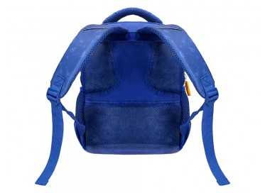 Cartera escolar liderpapel moc hila multibolsillo infantil dino azul 350x110x270 mm