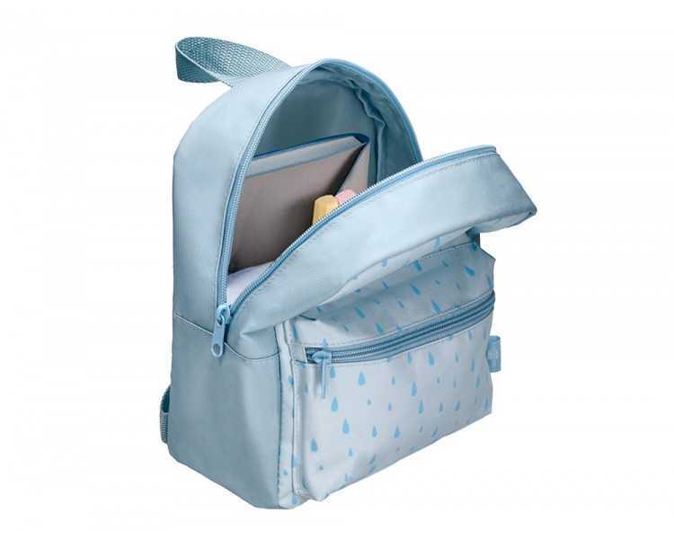 Cartera preescolar liderpapel mochila infantil diseño azul 250x115x210 mm