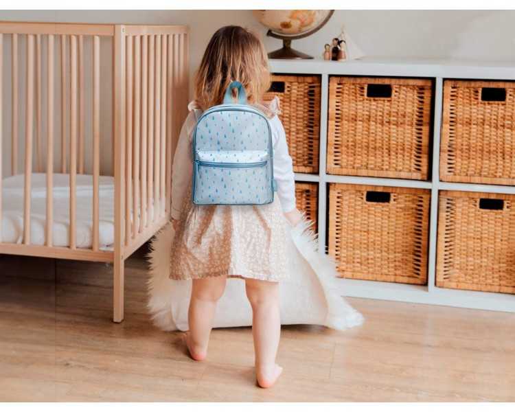 Cartera preescolar liderpapel mochila infantil diseño azul 250x115x210 mm