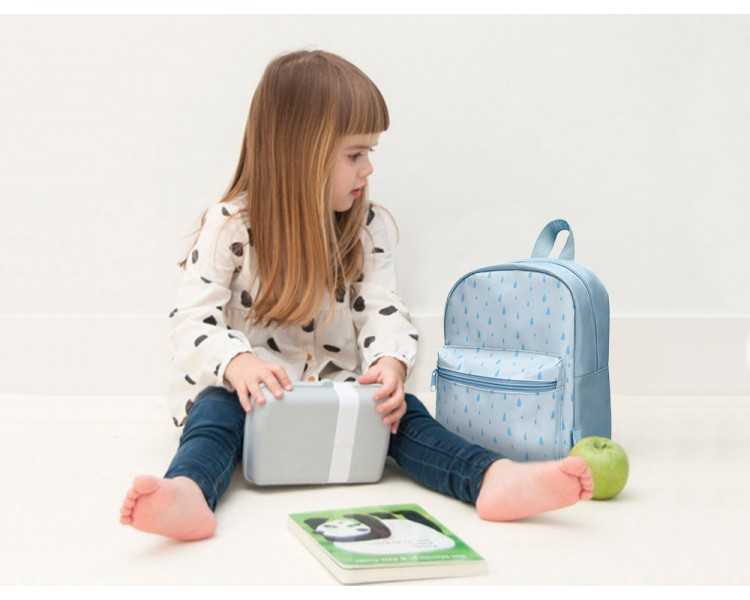 Cartera preescolar liderpapel mochila infantil diseño azul 250x115x210 mm