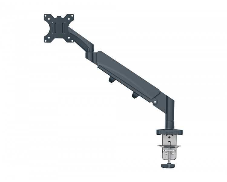Brazo para monitor leitz ergo spacesaving gris oscuro