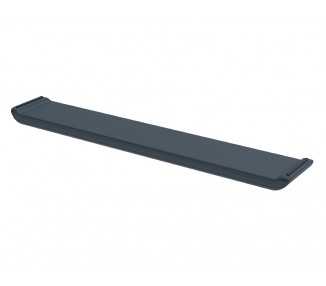 Reposamuñecas leitz ergo para teclado ajustable gris oscuro