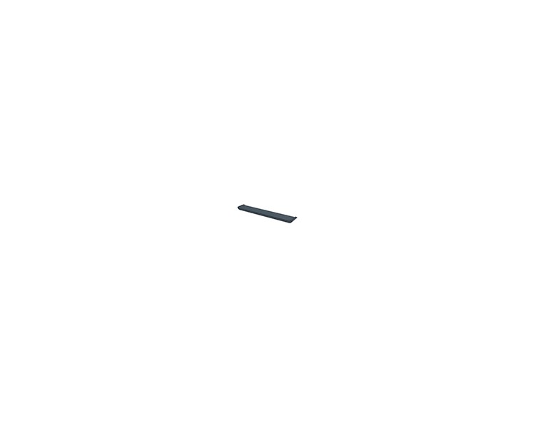 Reposamuñecas leitz ergo para teclado ajustable gris oscuro