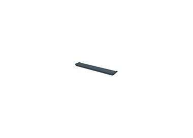 Reposamuñecas leitz ergo para teclado ajustable gris oscuro