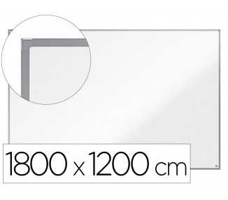 Pizarra blanca nobo essence acero vitrificado magnetica 1800x1200 mm