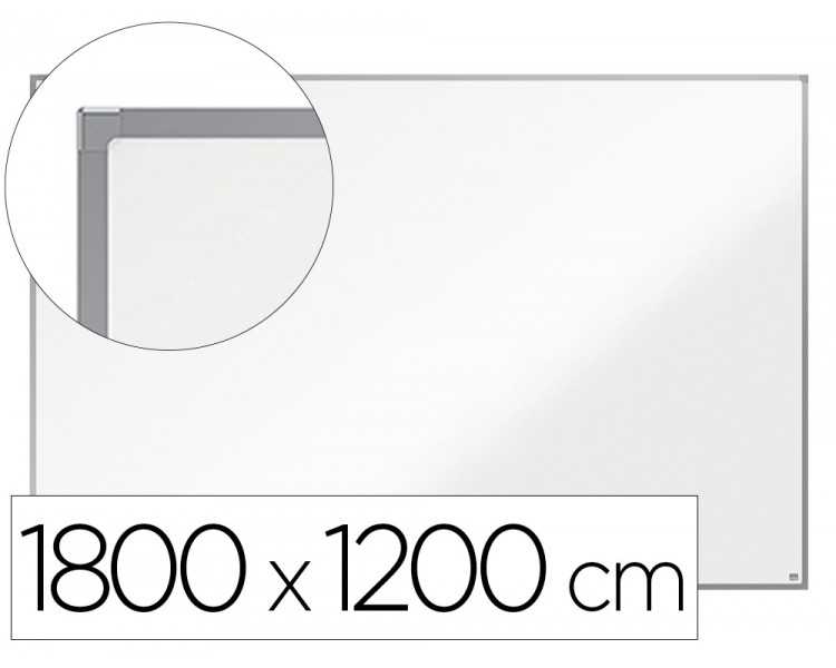 Pizarra blanca nobo essence acero vitrificado magnetica 1800x1200 mm