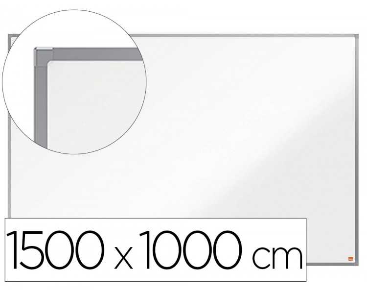 Pizarra blanca nobo essence acero vitrificado magnetica 1500x1000 mm