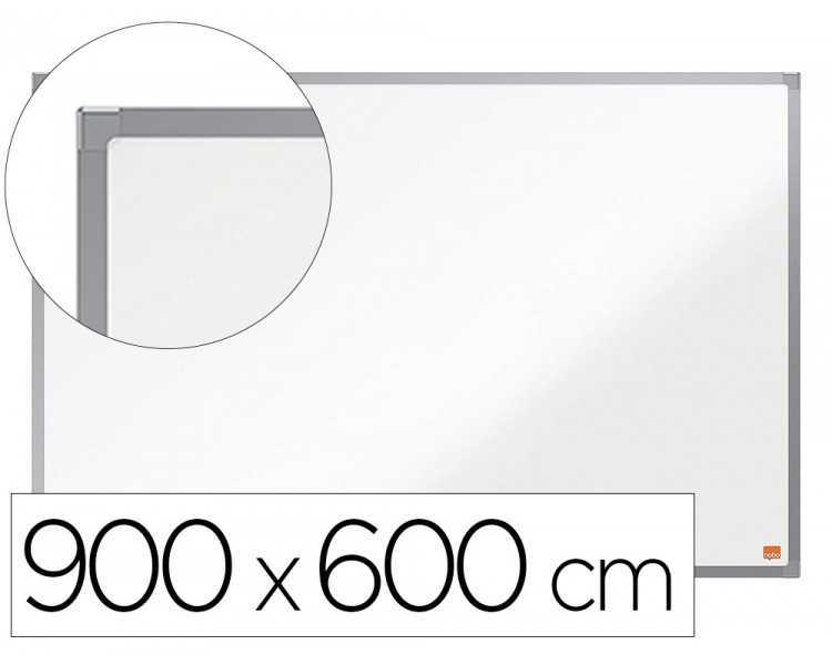 Pizarra blanca nobo essence acero vitrificado magnetica 900x600 mm
