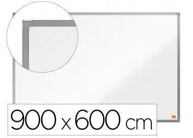 Pizarra blanca nobo essence acero vitrificado magnetica 900x600 mm