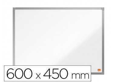 Pizarra blanca nobo essence acero vitrificado magnetica 600x450 mm