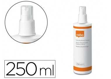Limpiador de pizarra blanca nobo bote pulverizador de 250 ml