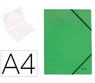 Carpeta leitz recycle gomas din a4 carton reciclable 100% verde