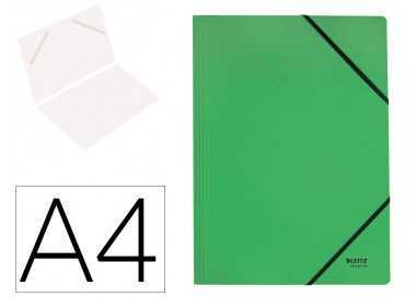 Carpeta leitz recycle gomas din a4 carton reciclable 100% verde