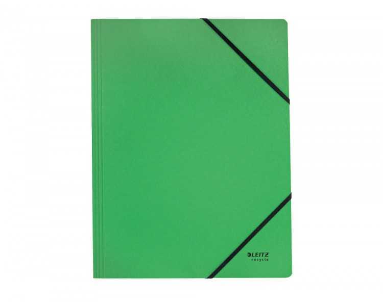 Carpeta leitz recycle gomas din a4 carton reciclable 100% verde