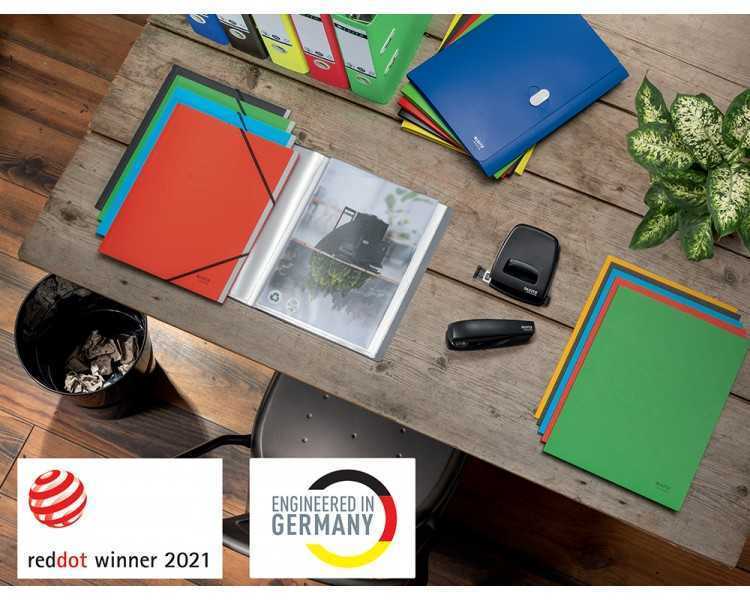 Carpeta leitz recycle gomas din a4 carton reciclable 100% verde