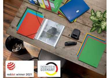 Carpeta leitz recycle gomas din a4 carton reciclable 100% verde
