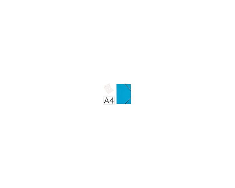 Carpeta leitz recycle gomas din a4 carton reciclable 100% azul