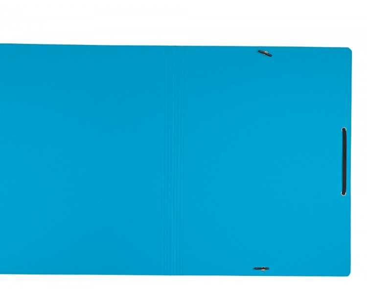 Carpeta leitz recycle gomas din a4 carton reciclable 100% azul