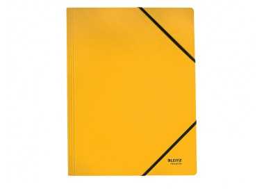 Carpeta leitz recycle gomas din a4 carton reciclable 100% amarillo