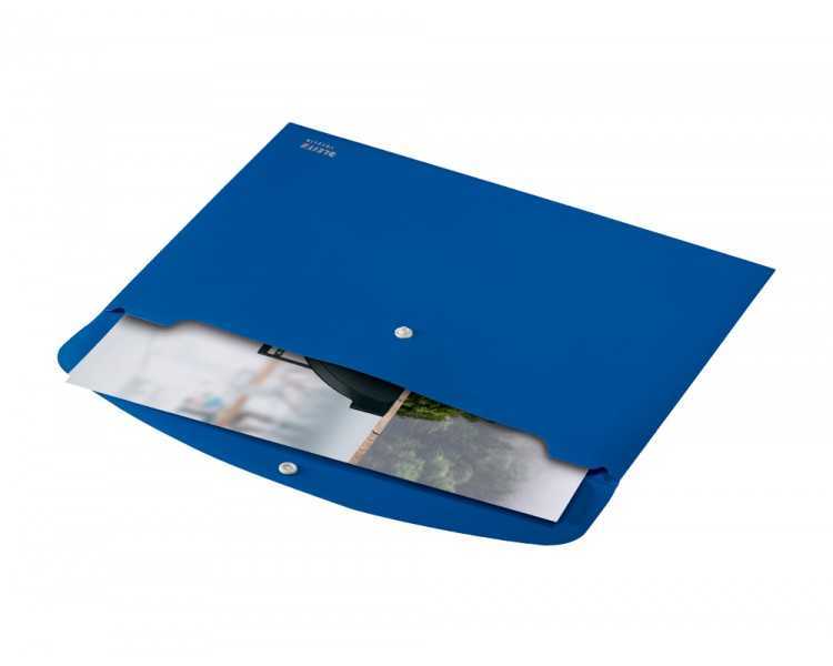 Carpeta leitz recycle portadocumentos broche din a4 polipropileno azul