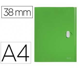 Carpeta de proyectos leitz recycle din a4 polipropileno lomo 38 mm verde