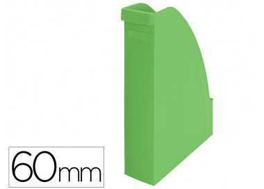 Revistero leitz recycle plastico lomo 60 mm verde 78x308x278 mm