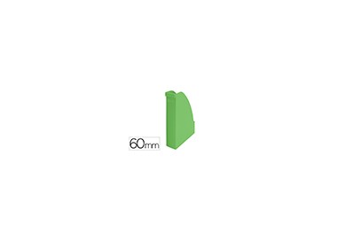 Revistero leitz recycle plastico lomo 60 mm verde 78x308x278 mm