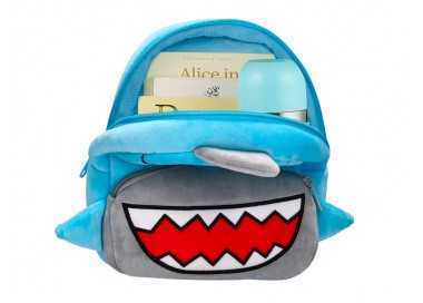 Cartera preescolar liderpapel mochila infantil peluche tiburon 260x100x240 mm Cartera preescolar liderpapel mochila infantil peluche tiburon 260x100x240 mm