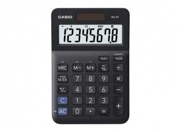 Calculadora casio ms-8f sobremesa 8 digitos tax +/- color negro