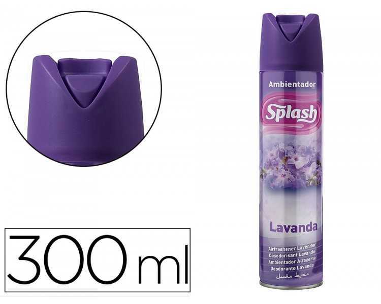 Ambientador spray splash aroma lavanda bote de 300 ml