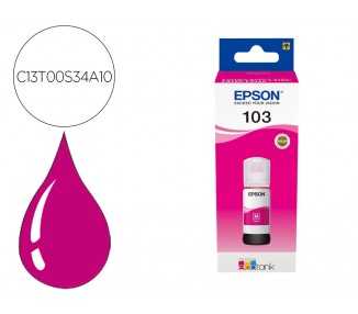 Tinta epson ecotank 103 l3110/3150/3151/5190 magenta botella de 65 ml