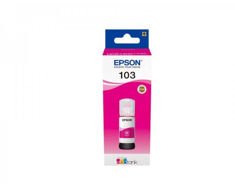 Tinta epson ecotank 103 l3110/3150/3151/5190 magenta botella de 65 ml