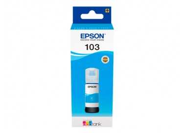 Tinta epson ecotank 103 l3110/3150/3151/5190 cian botella de 65 ml