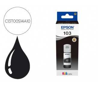 Tinta epson ecotank 103 l3110/3150/3151/5190 negro botella de 65 ml