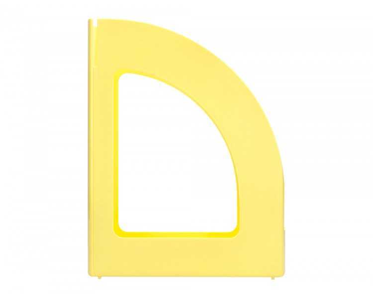 Revistero plastico q-connect color amarillo pastel 320x250x80 mm